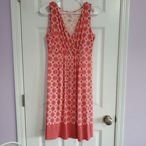Pink and White Summer Dress
